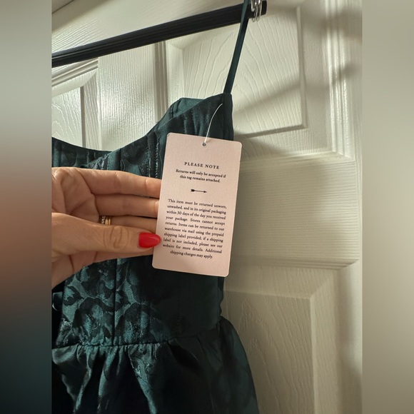 V. Chapman Charlotte Strapless Corset Side-Slit Dress - Picture 4 of 9